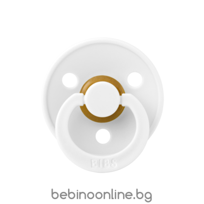  BIBS COLOUR Биберон, White, 6-18 месеца/200211C/