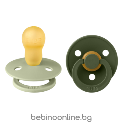 BIBS COLOUR Sage/Hunter Green,2 бр. Биберони 18+ месеца/130212/