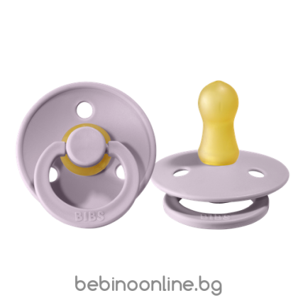BIBS COLOUR,Биберон Dusky Lilac, 0-6 месеца/100267C/