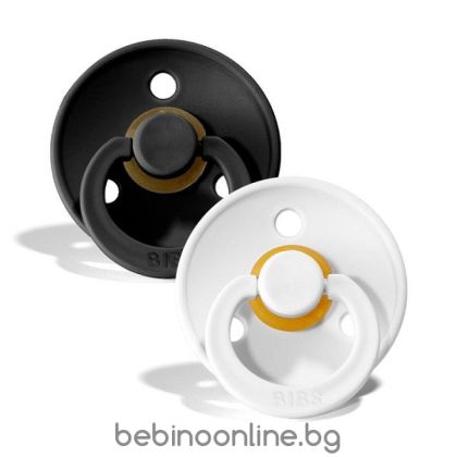  BIBS, Black/White, 2 бр. Биберони 6-18 месеца/120219/