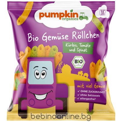 PUMPKIN ORGANICS Био пръчици зеленчукови 20гр.