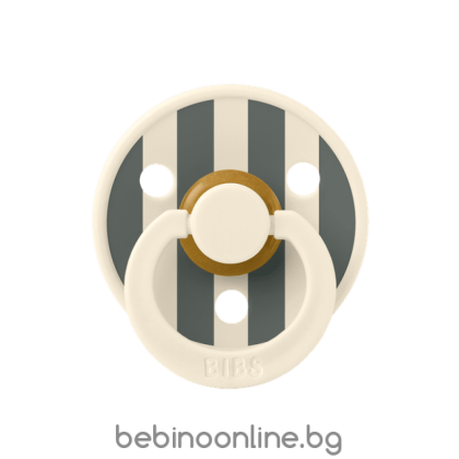 BIBS Биберон Studio COLOUR Block,Ivory Pine ,1 бр. 6-18 мес./20022315C/