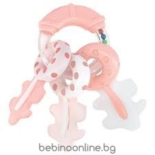 KIKKABOO Дрънкалка Keys Pink /Blue 31303020041