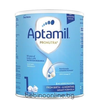 APTAMIL Pronutra 1 Мляко за кърмачета 0-6 мес. 400 гр.