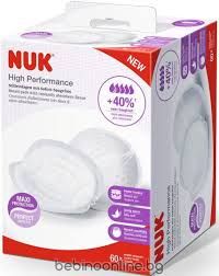 NUK Подплънки за кърмачка High Performens 60 бр. 