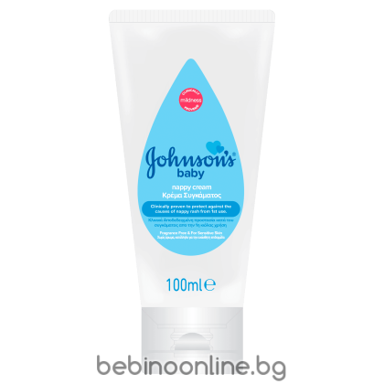  JOHNSON & JOHNSON BABBY NAPPY Крем против подсичане, 100мл.
