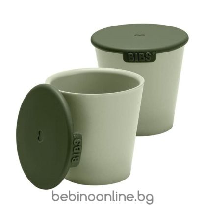 BIBS Бебешки Сет Чаши с Капак  Sage BIBS  