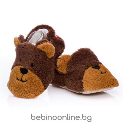 ATTRACTIVE BABY Меки  бебешки буйки -пантофки мече Модел:BFU030