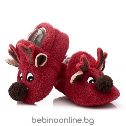 ATTRACTIVE BABY Меки бебешки буйки -пантофки еленче Модел: BFU042