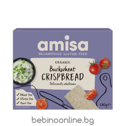 AMISA Био хрупкави хлебчета от елда 120г  200422