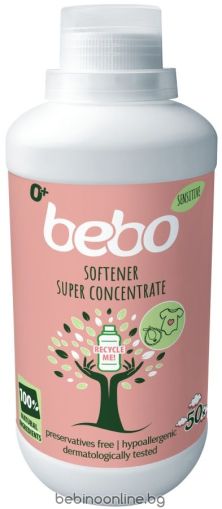 BEBO Натурален еко омекотител  Супер концентрат, Sensitive, 1 l
