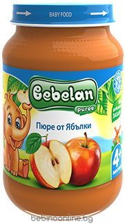 BEBELAN PUREE бебешко пюре от Ябълки  4+ мес. 190 г..4232