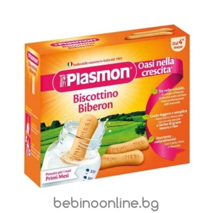 PLASMON  Бебешки бишкоти биберон  4+мес. 320 гр. 3395
