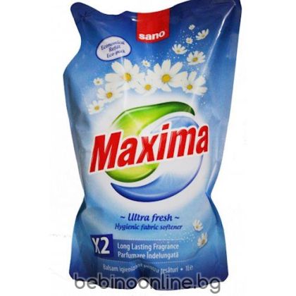 SANO  Maxima Baby Омекотител 1л т.син/концентрат/