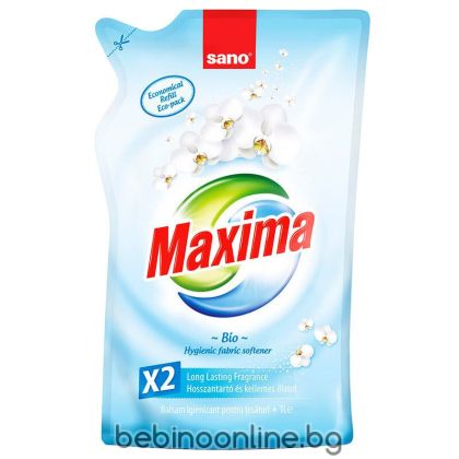 SANO  Maxima Baby Bio Омекотител 1л св.син/концентрат/