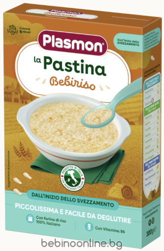 PLASMON Бебешка паста без глутен BEBIRISO 4+мес. 300 гр.  0354