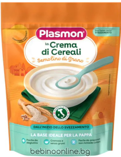 PLASMON БЕЗМЛЕЧНА инст. каша от пшеничен грис  6мес.+ 200 гр.    178