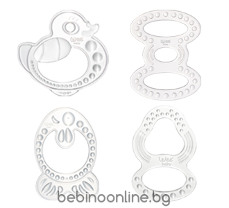 WEE BABY  Гризалка силиконова 858