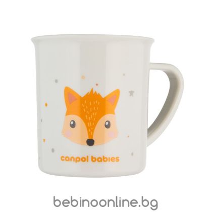 CANPOL Чаша с дръжка Cute Animals, 170 мл. 4/413_ora