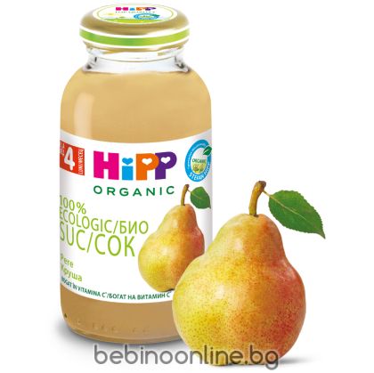 HIPP БИО Сок от круши 4+ мес. 200 мл. 8032