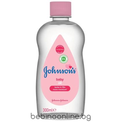 Johnson and Johnson бебешко олио  за тяло 300г.