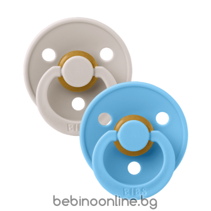  BIBS COLOUR Биберони  Mushroom/Breeze 2 бр.0-6 мес./110462/