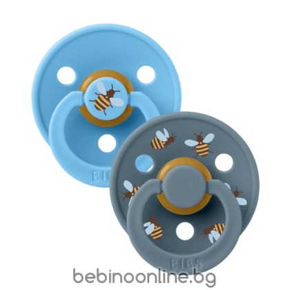 BIBS Биберони Studio COLOUR Bumblebee/Breeze, 0-6 месеца/11024101/