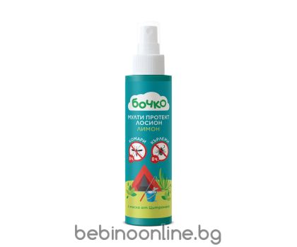 БОЧКО Лосион против ухапване от насекоми МУЛТИ ПРОТЕКТ  1год.+ 120 мл.