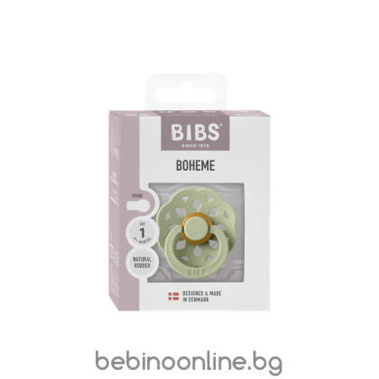  BIBS Boheme, Sage, 1 бр. Биберон  0-6 месеца/2101000250/