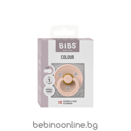  BIBS COLOUR Blush,1бр. Биберон 0-6 1бр.  месеца /1001000244/