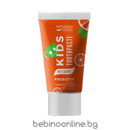 WOODEN SPOON Био Детска паста за зъби с пребиотик 50мл.
