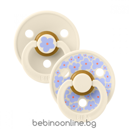  BIBS Studio COLOUR Jasmine, Ivory Mix, 2 бр. Биберони 6-18 месеца/12017101/