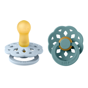 BIBS Boheme, Baby Blue/Island Sea,2 бр. Биберони 6-12 месеца/240130/