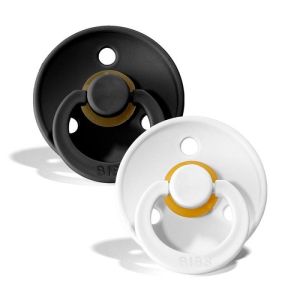  BIBS, Black/White, 2 бр. Биберони 6-18 месеца/120219/