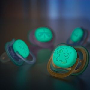 PHILIPS AVENT Ортодонтични залъгалки Ultra Air Night  2 бр.0-6 м. Звезда и Сова 2 бр. 0519.010