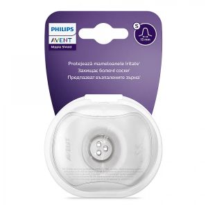 Philips AVENT Силиконови протектори за зърна , размер S код 034.02 / кутия за стерилизация и хигиенично пренасяне/