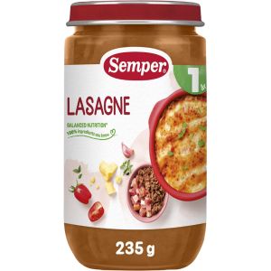 SEMPER ЯСТИЕ Лазаня 12+мес., 235 гр.  9767