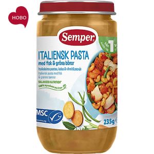 SEMPER ЯСТИЕ Италианска паста с риба 12+ мес.,235гр.     9766