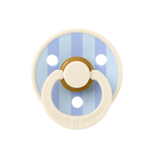 BIBS Биберон Studio COLOUR Block,Ivory Dusty Blue ,1 бр.0-6 мес./10022304C/