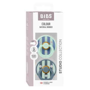 BIBS Биберони Studio COLOUR Block, Nordic Mint Petrol Mix, 6-18 мес. 12022102