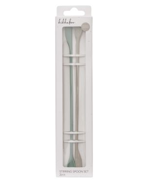 KIKKA BOO Сет лъжици за разбъркване 2 бр. Platinum Silicone 31302050011
