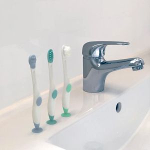 PLAYGRO Комплект грижа за устата Gentle Touch от 3 вида бебешки четки за орална хигиена, 6м+Код: PG.0851