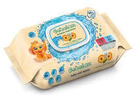 BEBELAN Мокри  кърпи с Невен и Лайка 80 бр.