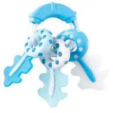 KIKKABOO Дрънкалка Keys Pink /Blue 31303020041