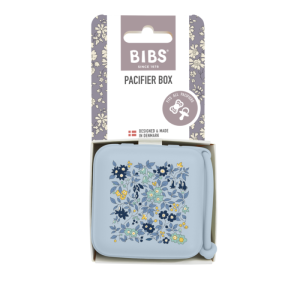 BIBS Кутия за Биберон -залъгалка Chamomile - Lawn Baby Blue код 420012231
