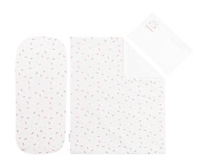 KIKKA BOO Бебешки спален комплект за количка 6 части Hippo Dreams  41101060111