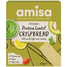 AMISA Био хрупкави протеинови хлебчета с ЛЕЩА без глутен 100гр. 202138