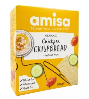 AMISA Хрупкави безглутенови хлебчета с НАХУТ  100 гр.  201934