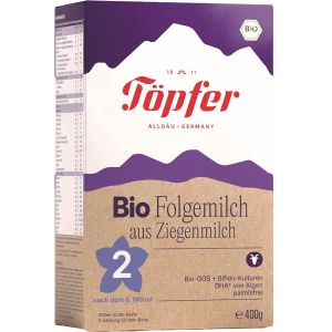 Topfer Lactana Bio козе 2 мляко за кърмачета от 6 до 12 мес.400гр.