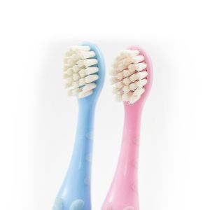 NANO-B Nano-b Антибактериална детска четка за зъби Сребро 0-3г розова код 1063